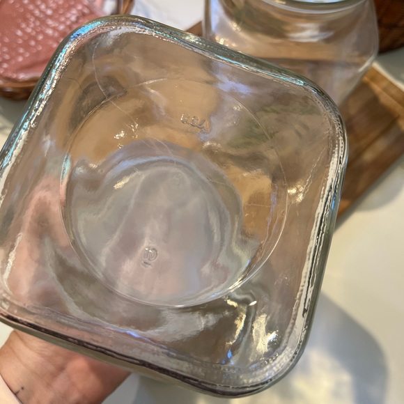 S/2 vintage glass canisters - Picture 5 of 12